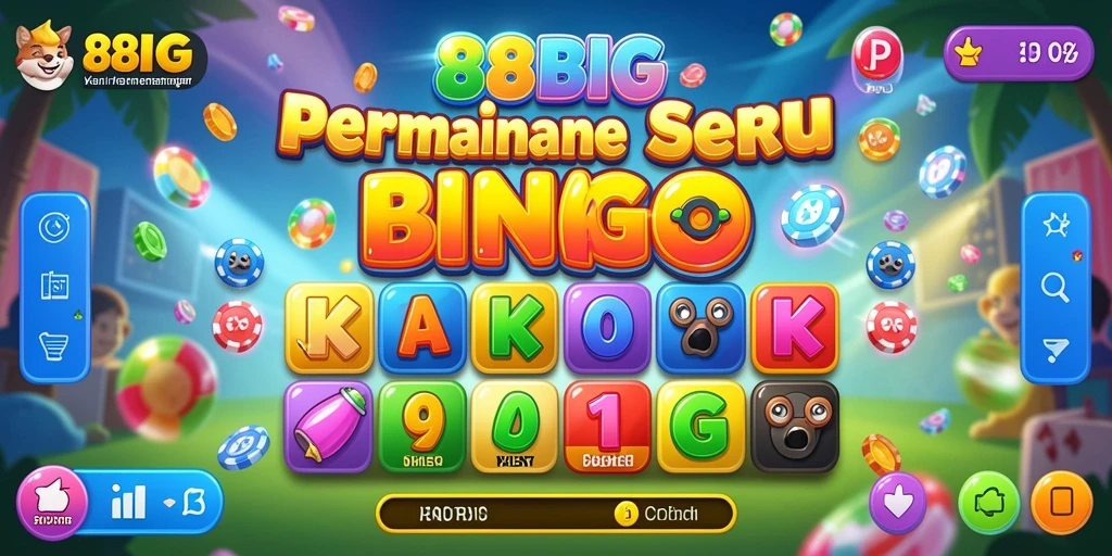 Tampilan gameplay Bingo yang seru dan interaktif di 88BIG.