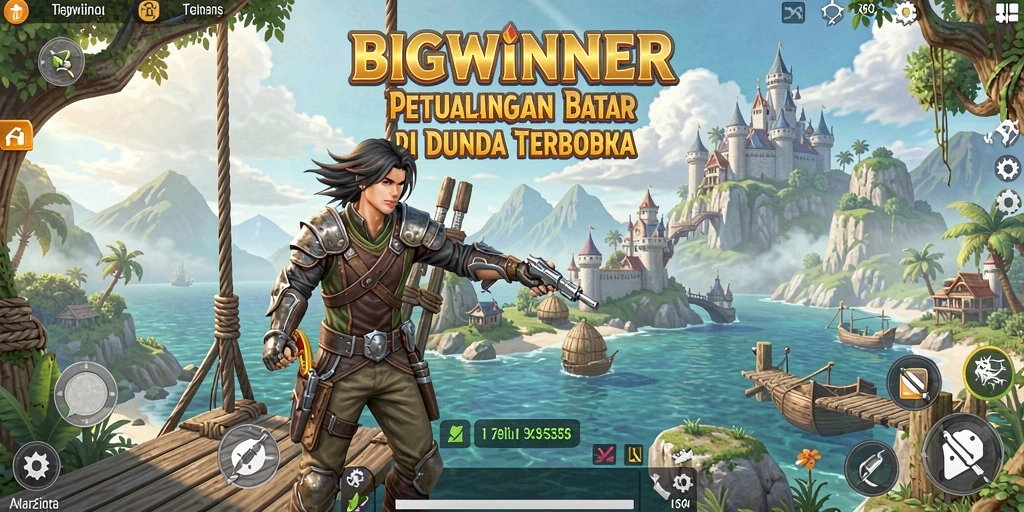 Gameplay menarik BIGWINNER di dunia terbuka yang luas.