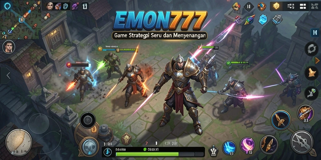 Tampilan gameplay seru dalam EMON777 dengan grafis yang menawan.