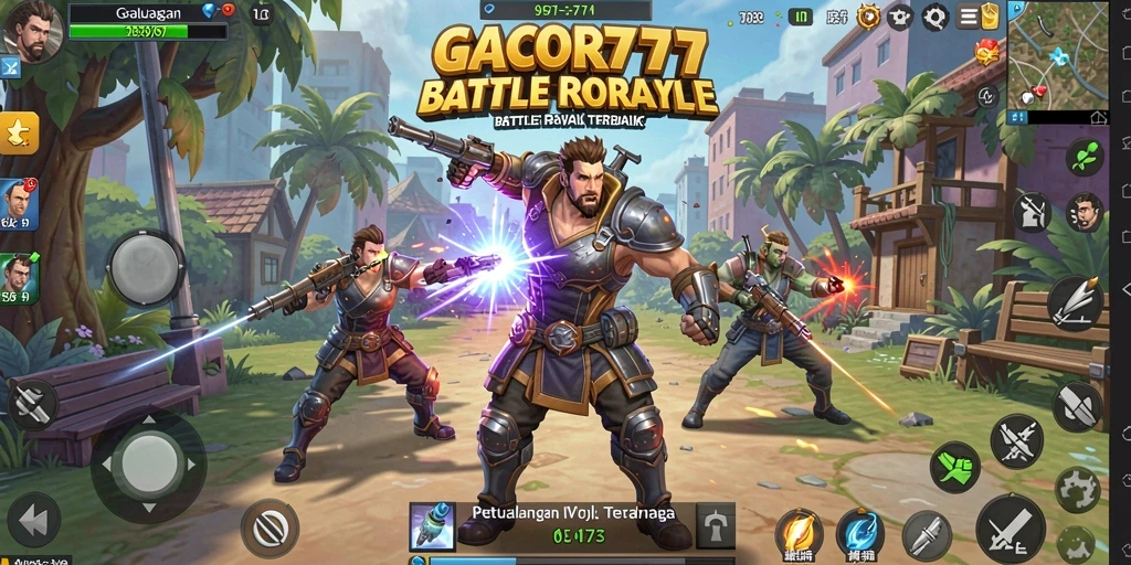 Gameplay seru GACOR777 dalam pertarungan Battle Royale.