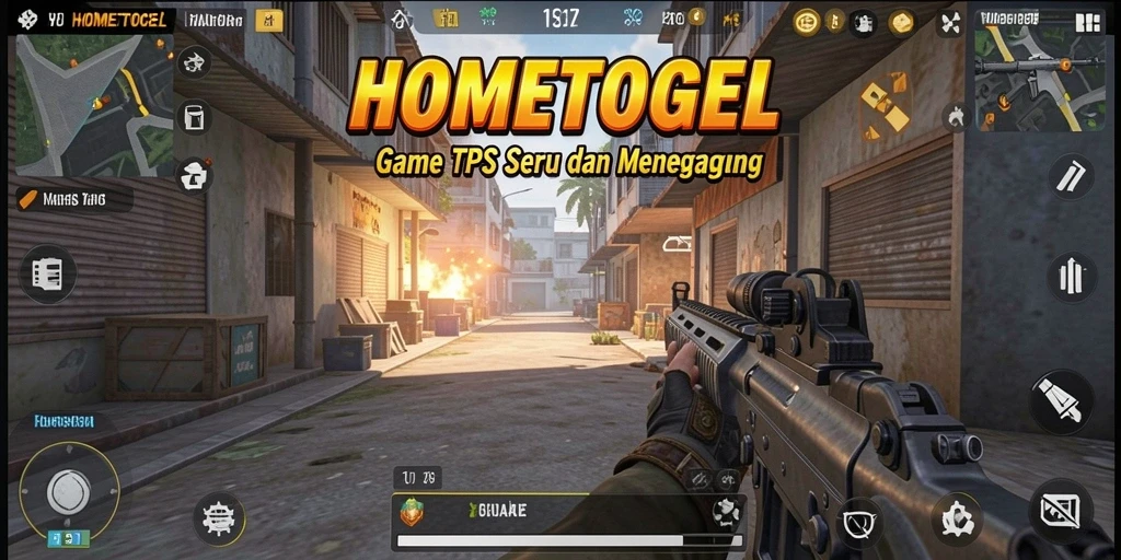 Gameplay HOMETOGEL menampilkan aksi menegangkan dan pertarungan seru.