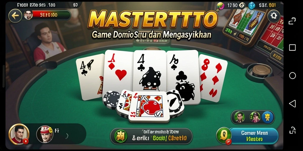 Tampilan gameplay Domino yang menarik dan interaktif.