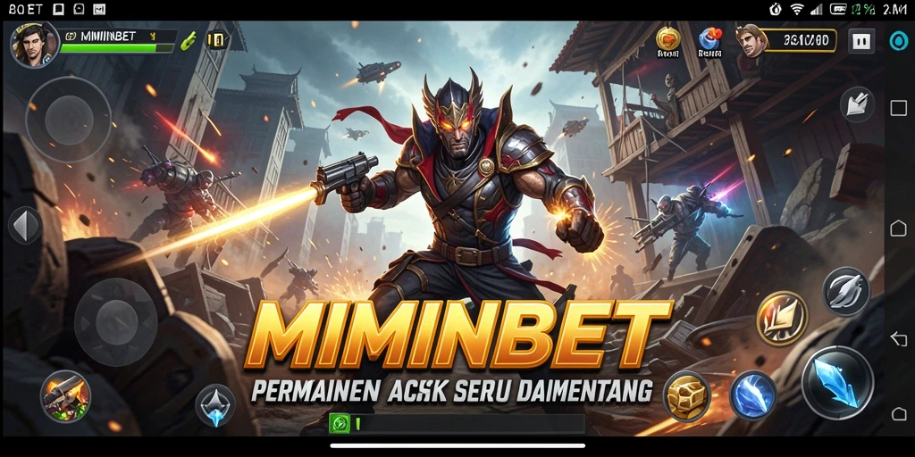 Tampilan gameplay MIMINBET yang menegangkan dengan aksi seru.