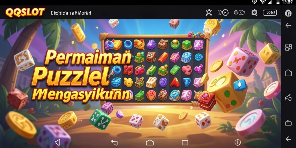 Tampilan gameplay menarik di QQSLOT dengan pengalaman Puzzle yang seru.