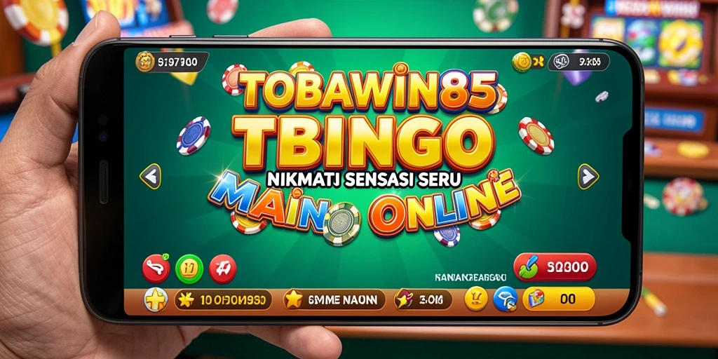 Tangkapan layar utama TOBAWIN88 menunjukkan suasana bermain Bingo yang penuh warna.